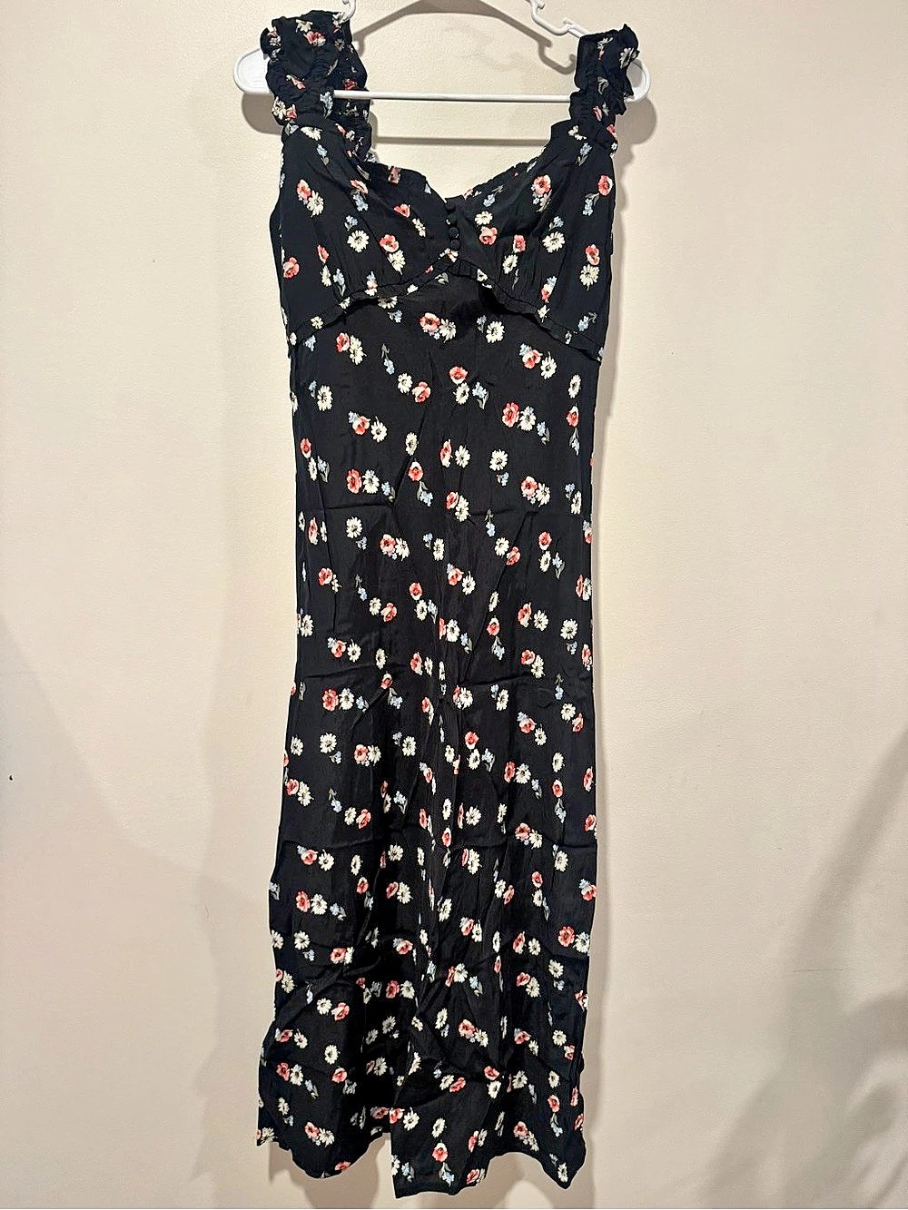 Gap Crepe Sweetheart Maxi Dress Small NWT